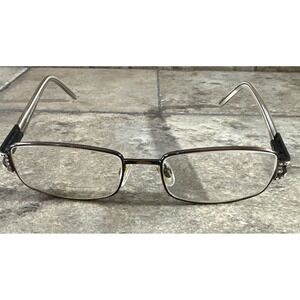 Genevieve Boutique MODERN BLING Brown Flex Eyeglasses Frames 53-17-135-33mm G25